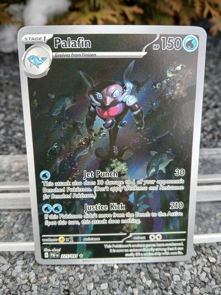 Pokemon (Holofoil) Palafin - 225/091 - SV: Paldean Fates (PAF)