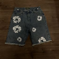 denim tear shorts size xl fit 34-36