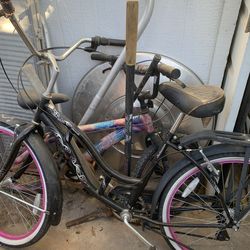 Three Bikes Bicycles cruisers children’s kids multiple ones