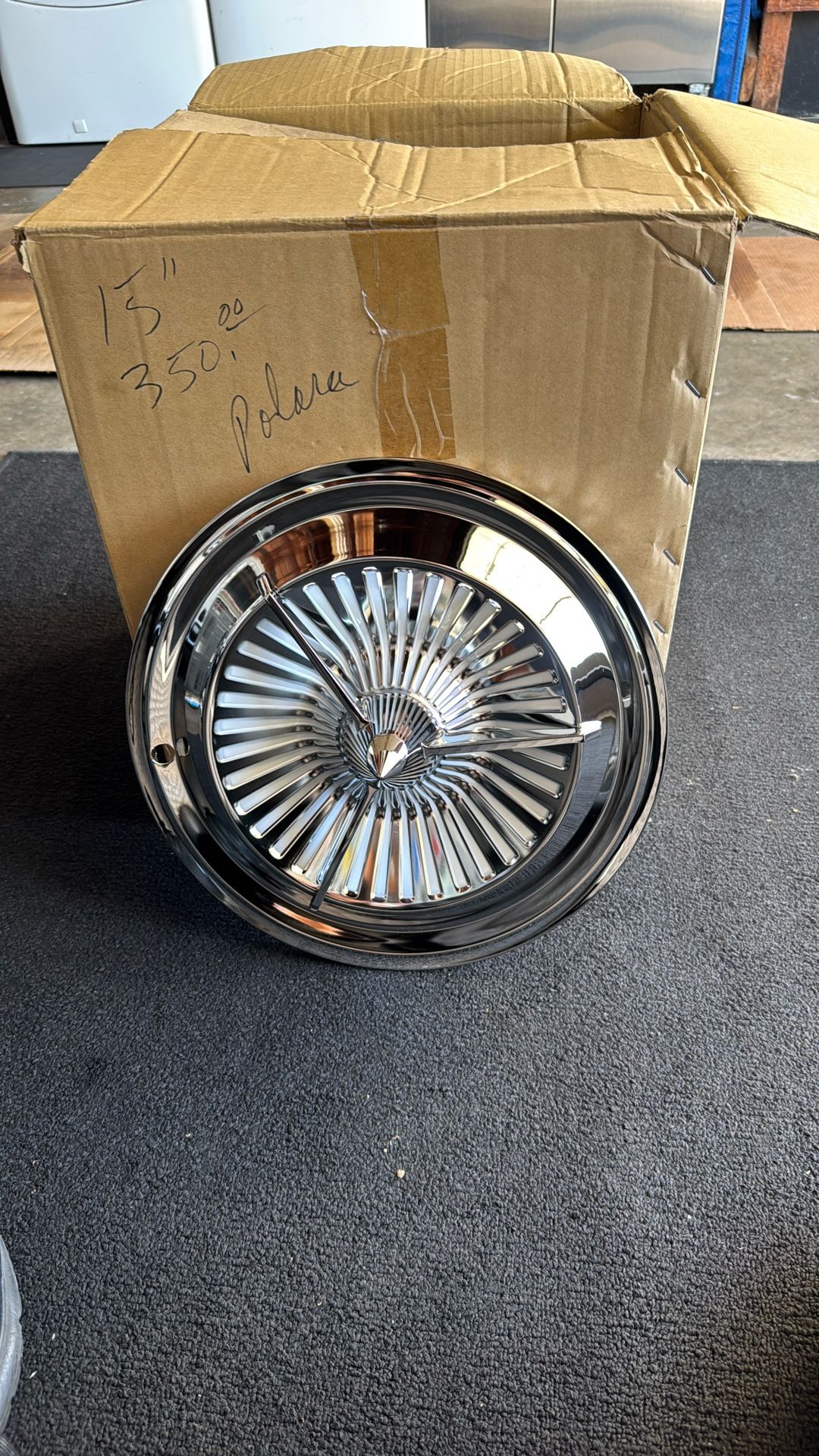 15 Inch Polars hubcaps