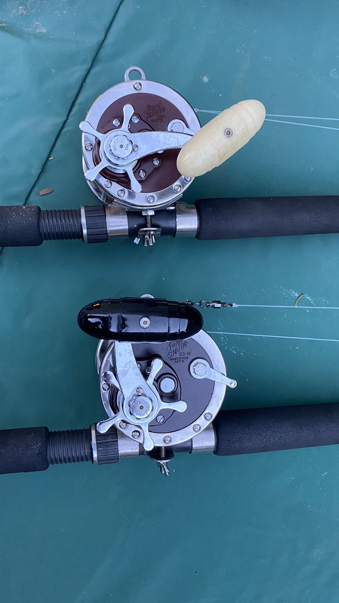 Lot of 2 Penn Senator Trolling Combo