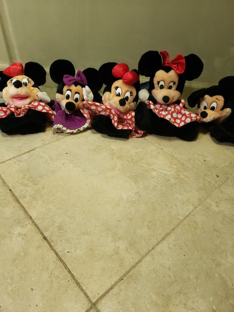 Minnie Mouse Hand Puppets. One Price For All