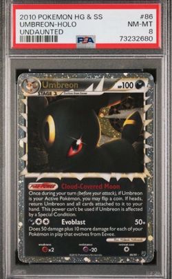 Umbreon Prime PSA 8 (FS/FT)