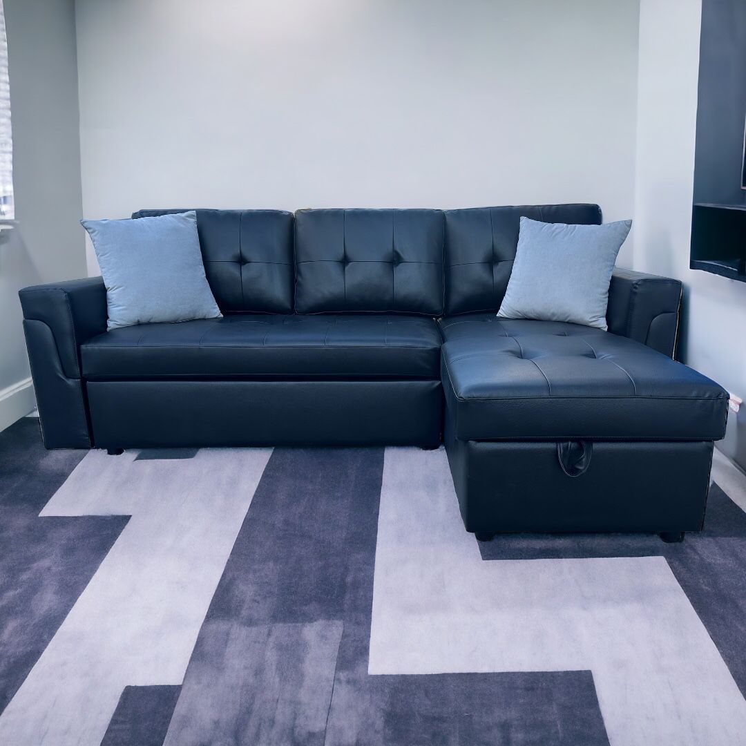 🔥COUCH Sectional Sofa Sleeper 🎁 BRAND NEW 💰 $50 Down  🚛 DELIVERY AVAILABLE