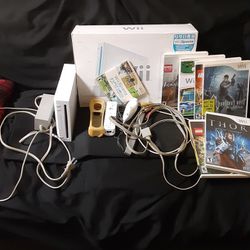 Wii Console With Games