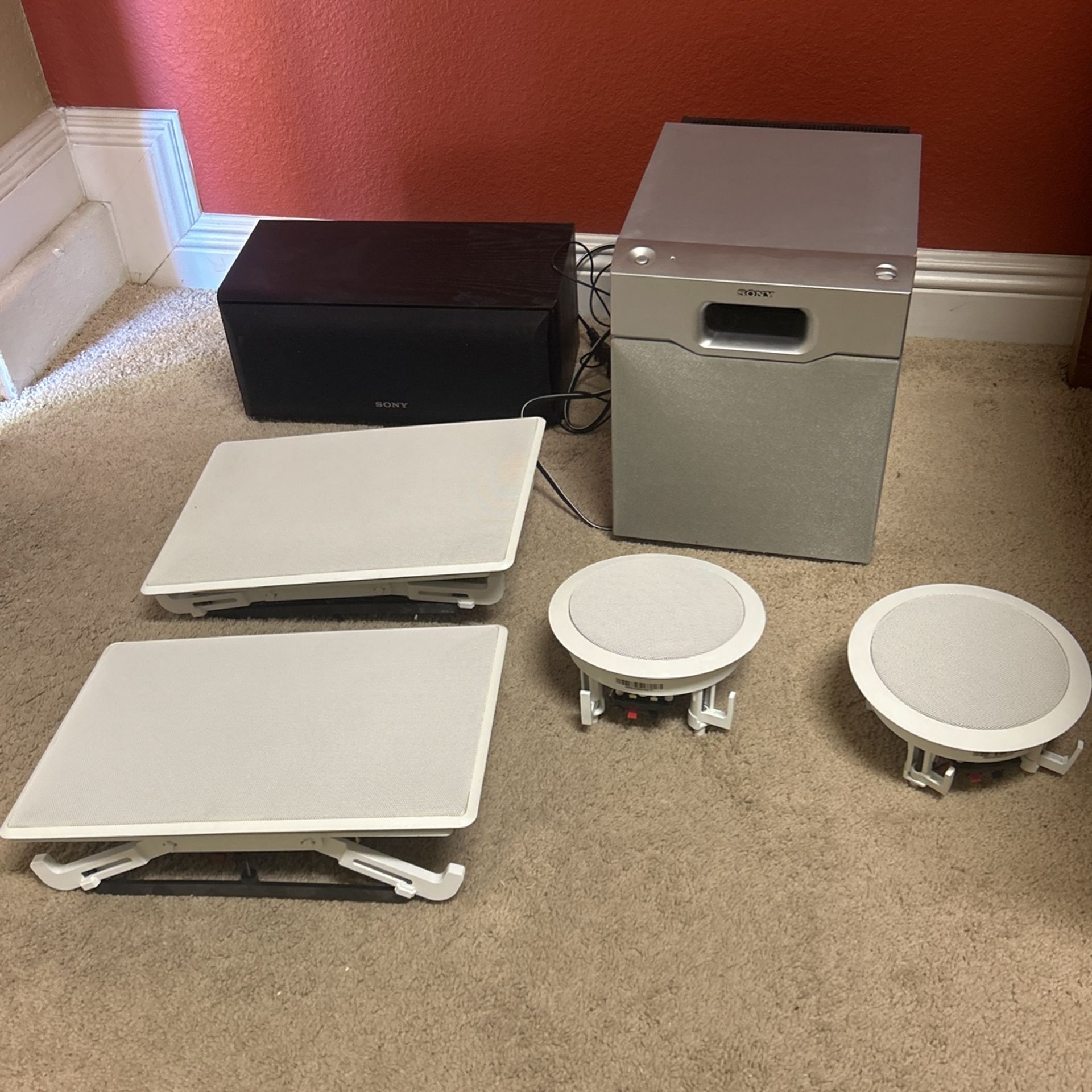 Surround Sound Speakers, Center Speaker & Subwoofer 5.1 Niles, Klipsch & Sony