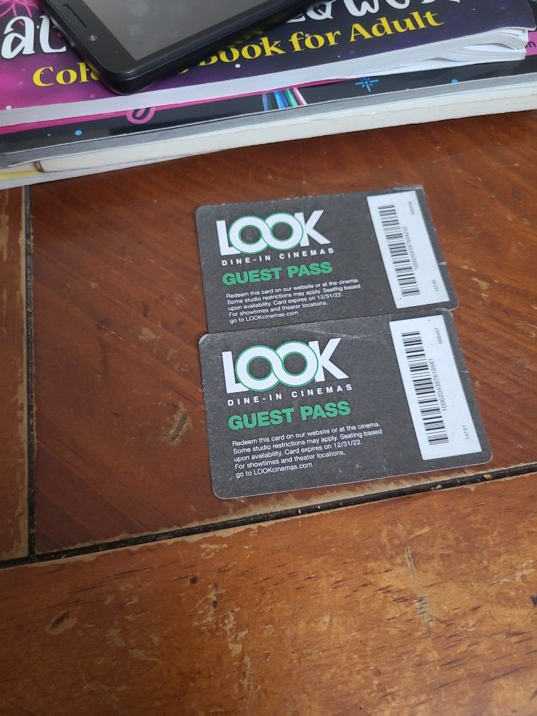 2 Passes For The Look Dine In Cinema