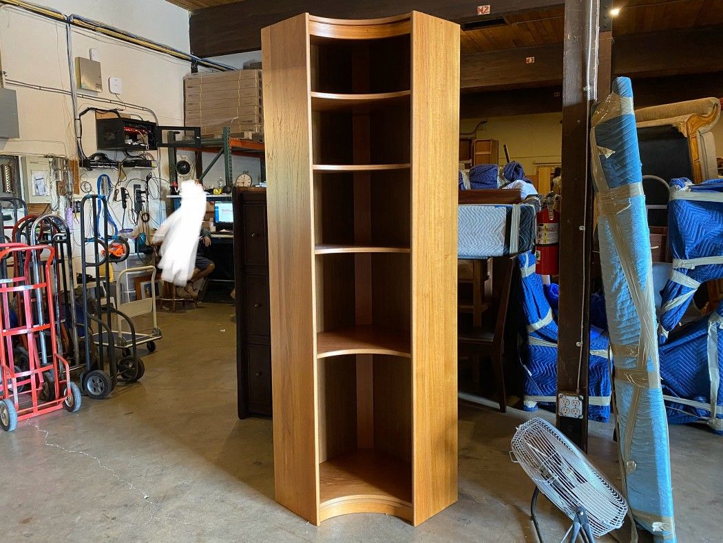 Deep Curved Front Corner Shelf