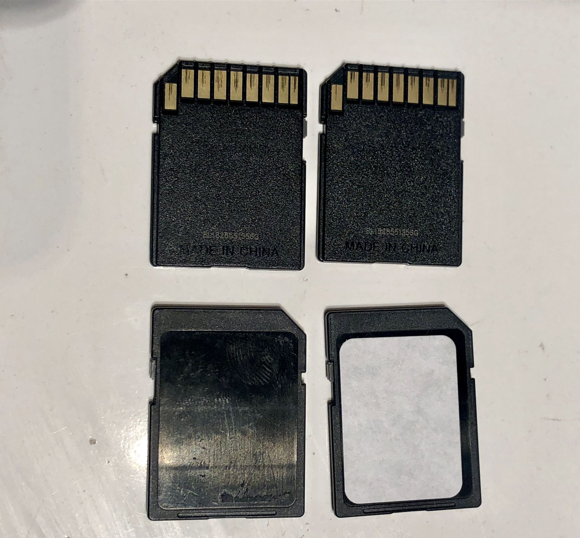 SD Cards (4) 16GB each