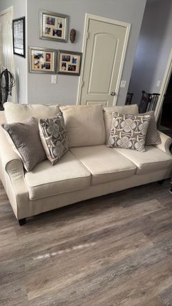 Two identical white  couches $275 each