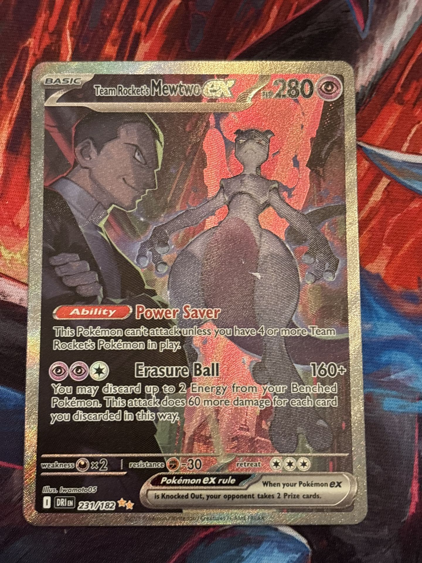 Pokemon Destined Rivals Mewtwo SIR