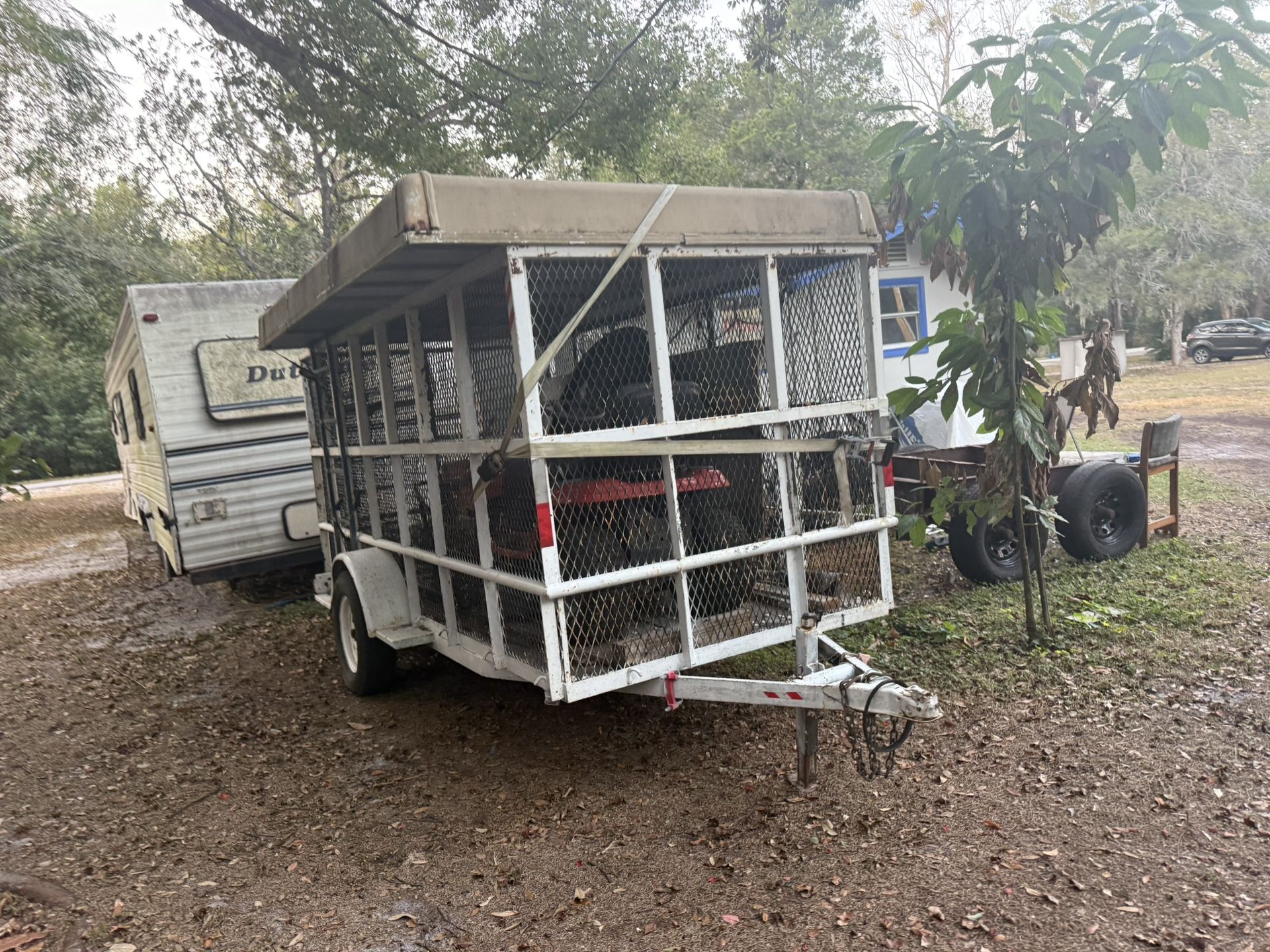 Enclosed Caged Trailer 12 X5