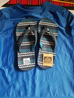 REEF (BRAND NEW)( CHILD'S 4-5) FLIPFLOPS