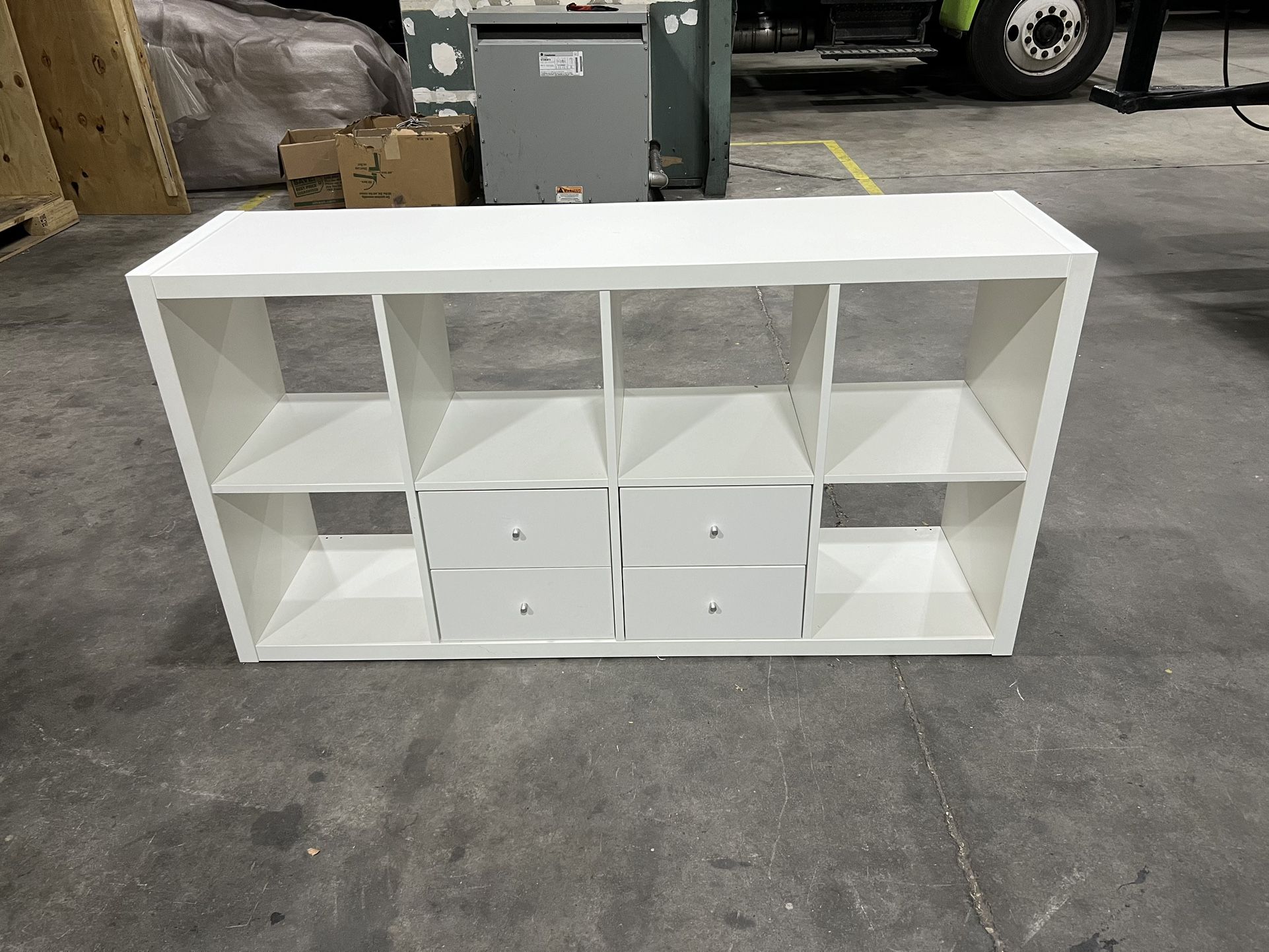White IKEA Style Entertainment Center