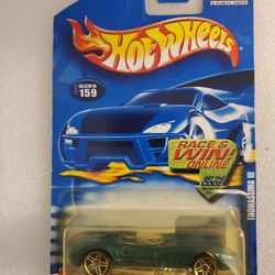 2002 Hot Wheels Mainline/Collector #159 THOMASSIMA III Blue w/Chrome Pr5 Spokes