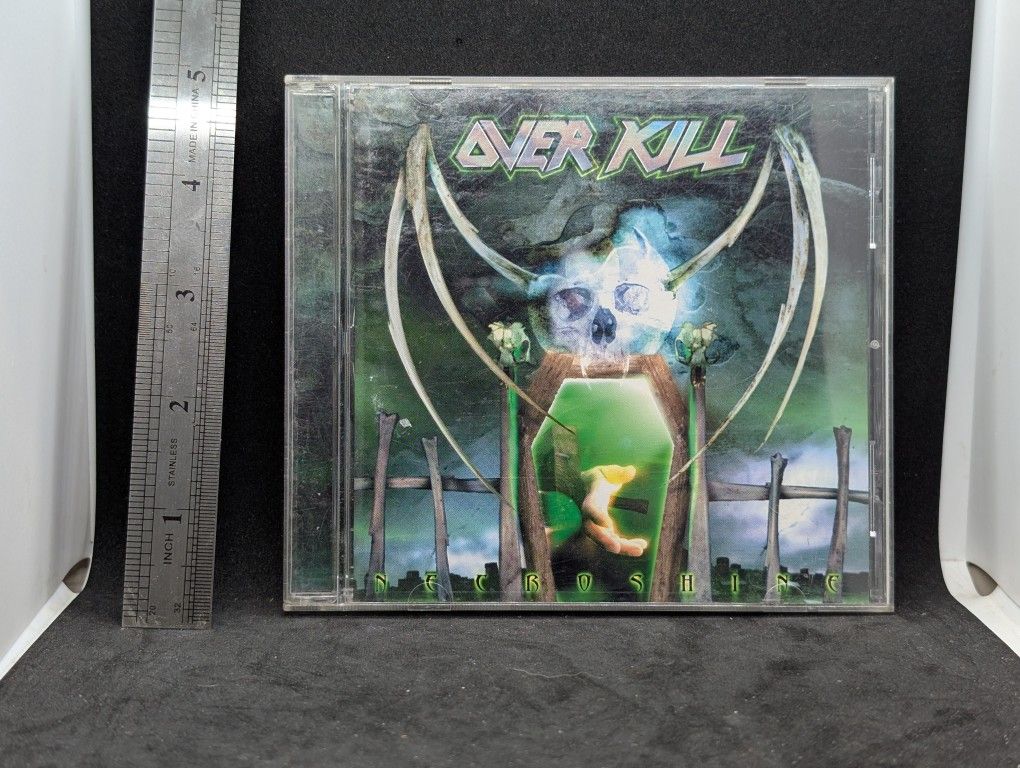Necroshine by Overkill CD 1999 CMC International 06076 86267-2 Thrash Metal