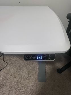 60 inch workpro White Electric Standing Desk