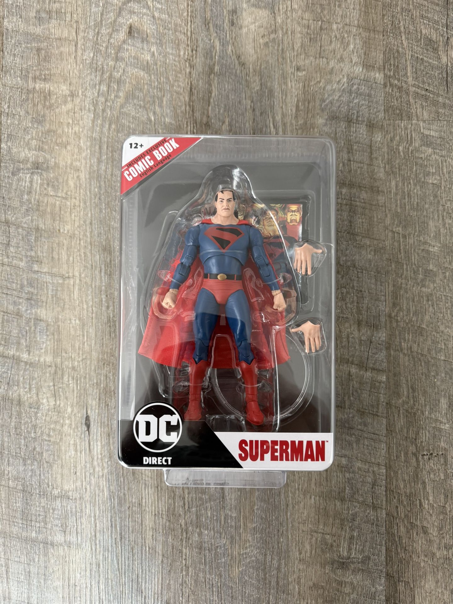 In Hand, Brand New, Never Opened DC Multiverse - Mcfarlane - DC Direct Page Punchers - Kingdom Come Superman - 7” inch Action Figure