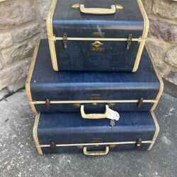 Vintage Schwayer Bros Samsonite Luggage 