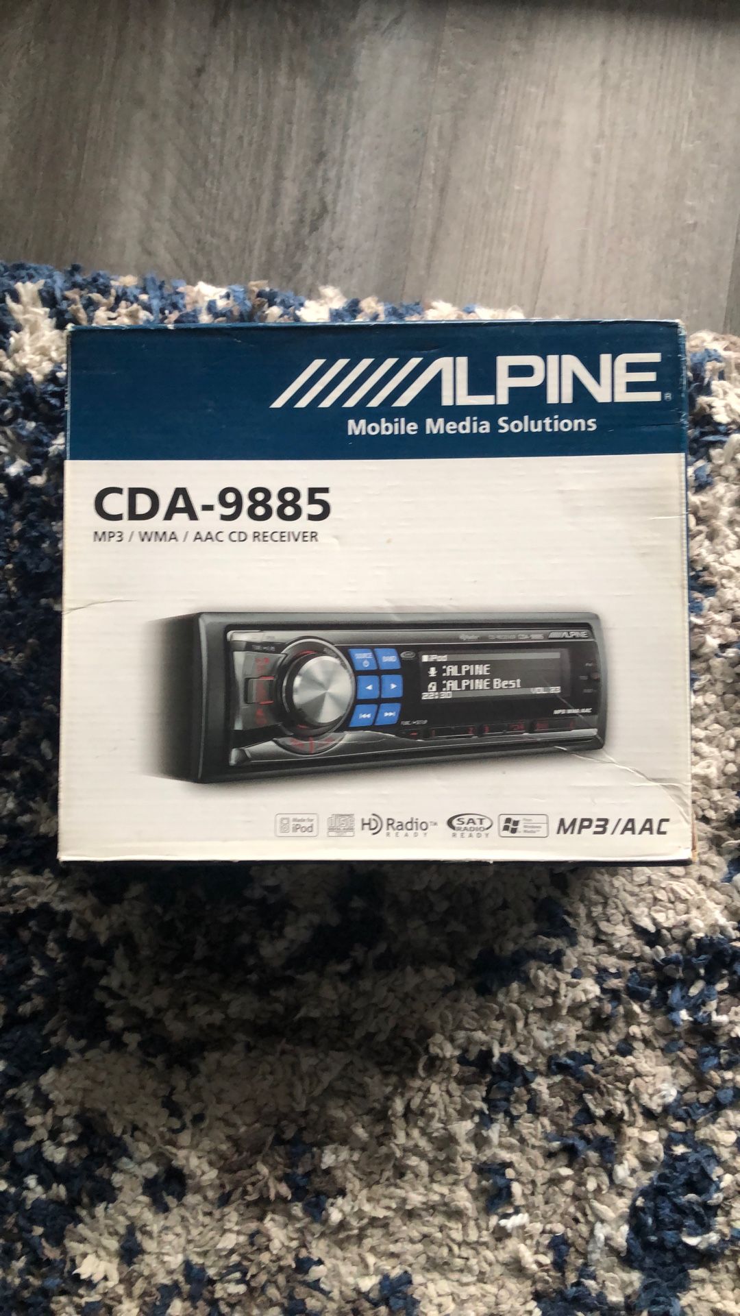 Brand New Old School Alpine CDA-9885