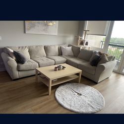 Cream Sectional 