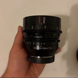 7artisans full Frame E Mount 35mm Lens T2.0 For Sony 