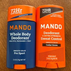 MANDO Deodorant Men’s 72HR Protection