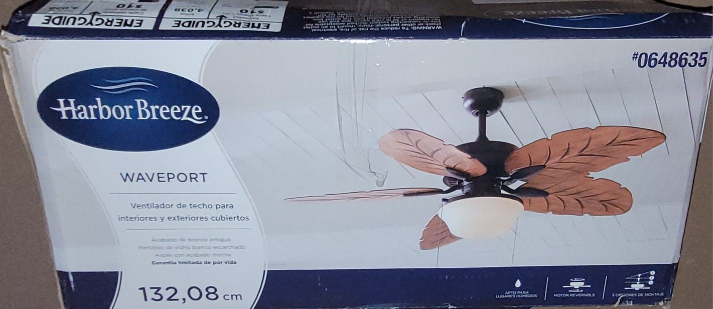 HARBOR BREEZE CEILING FAN 