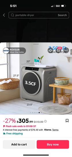 Portable Dryer 3.5 110 V Brand New