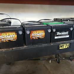 New And Rebuilt And Used Car Batterys 
