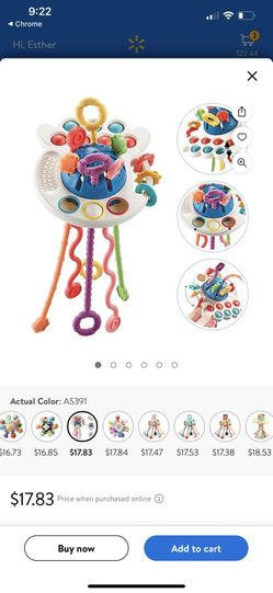 Baby/ Toddler Silicone Montessori Toy