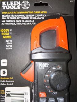 600A AC/DC AUTO RANGING TRMS CLAMP METER