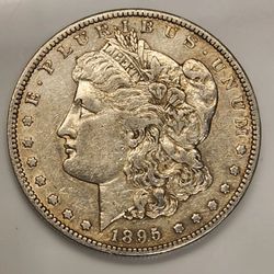 1895-S Morgan Silver Dollar Very Fine 

