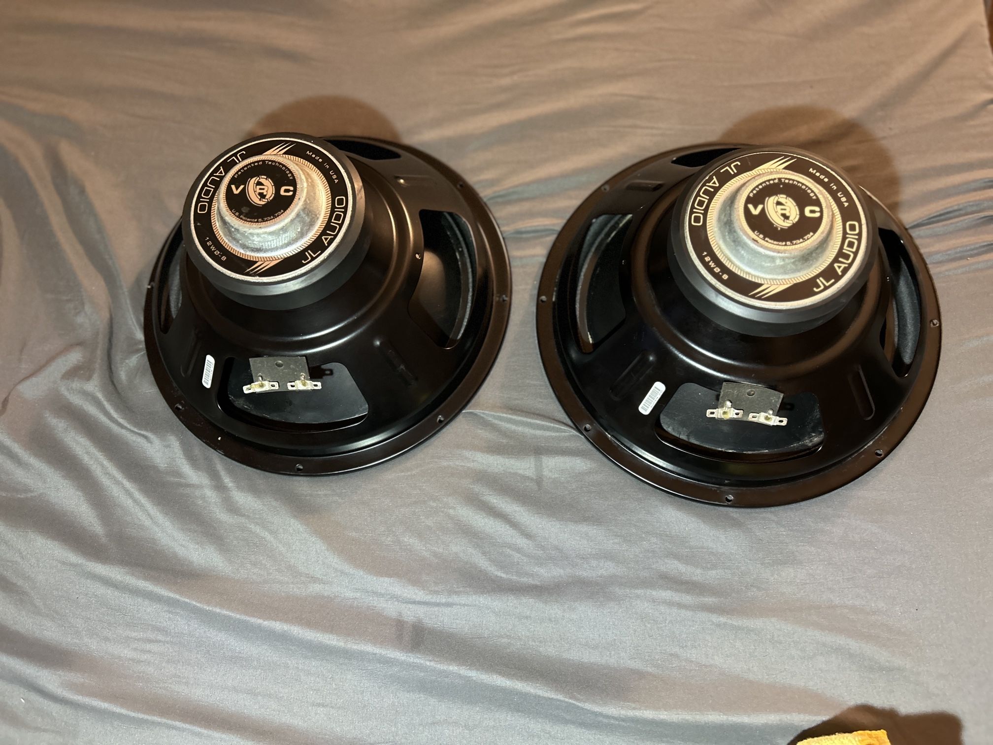 12” Subwoofers JlAudio Vrc With New Ported Box Birch PlyWood for Sale