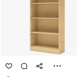 $45 Tall Bookcase  78' X 21' X 17'