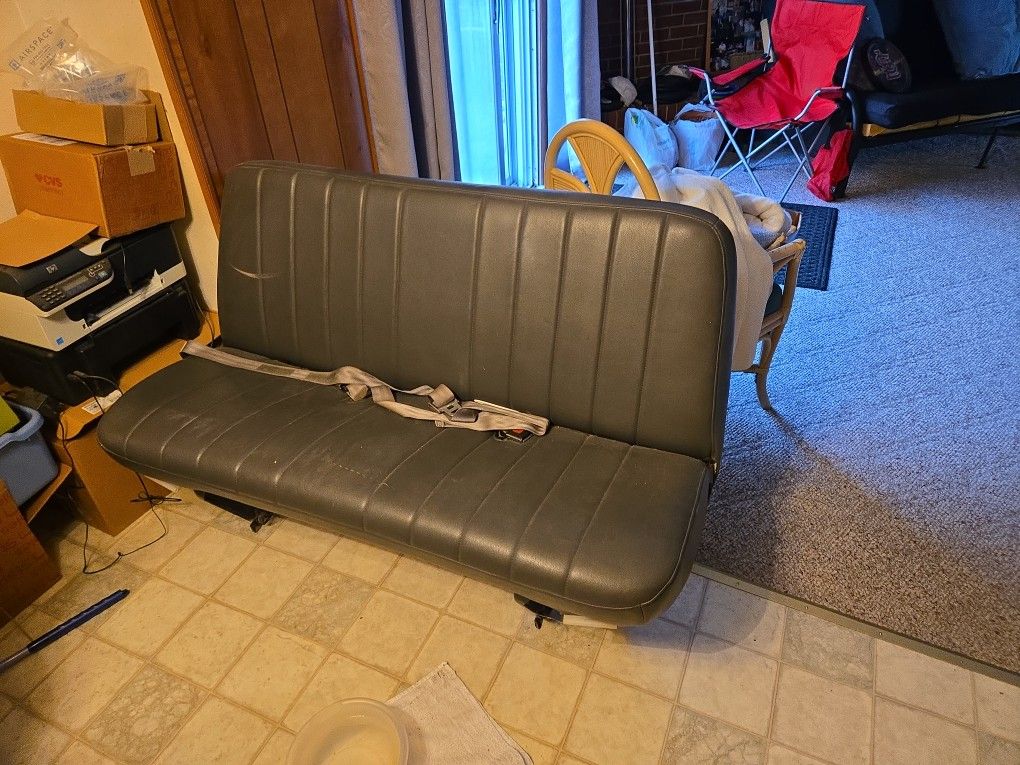 Bench Seat From Cargo Van