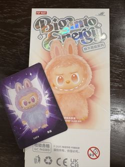 Big Into Energy Labubu Purple Luck