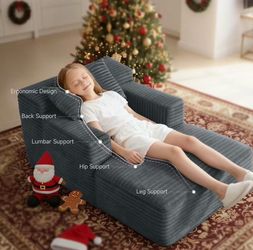 45'' Chaise Lounge Chair Indoor, Corduroy Upholstered Boneless Sofa Bed, Deep Seat Sleeper Couch Reading Chairs, Small Comfy Cloud Sofas Couches for L
