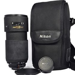 Exc.+ Nikon AF Nikkor 80-200mm f/2.8 D ED Telephoto Lens for Digital DSLR & SLR w/ Nikon Case