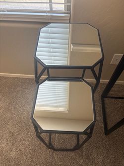 accent/ end tables mirror top