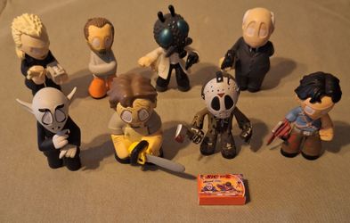 Lot Of 8 Funko Mystery Mini Horror Classic Figures 3" Vinyl