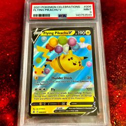 Pokemon Flying Pikachu V #006 PSA (9)