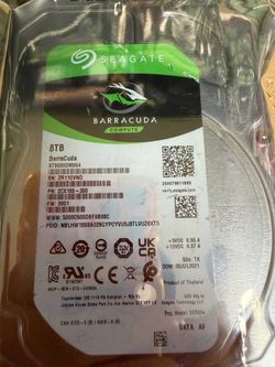 Seagate BarraCuda 8TB Internal Hard Drive
