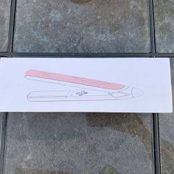 Flat Iron Ceramic Tourmaline Hair Straightener Negative Ionic Hair Iron 1 Inch 3D Floating Iron Auto Shut Off  284-446 °F (Pink)