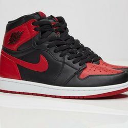 2016 Air Jordan 1 Mid Banned Bred Size 14