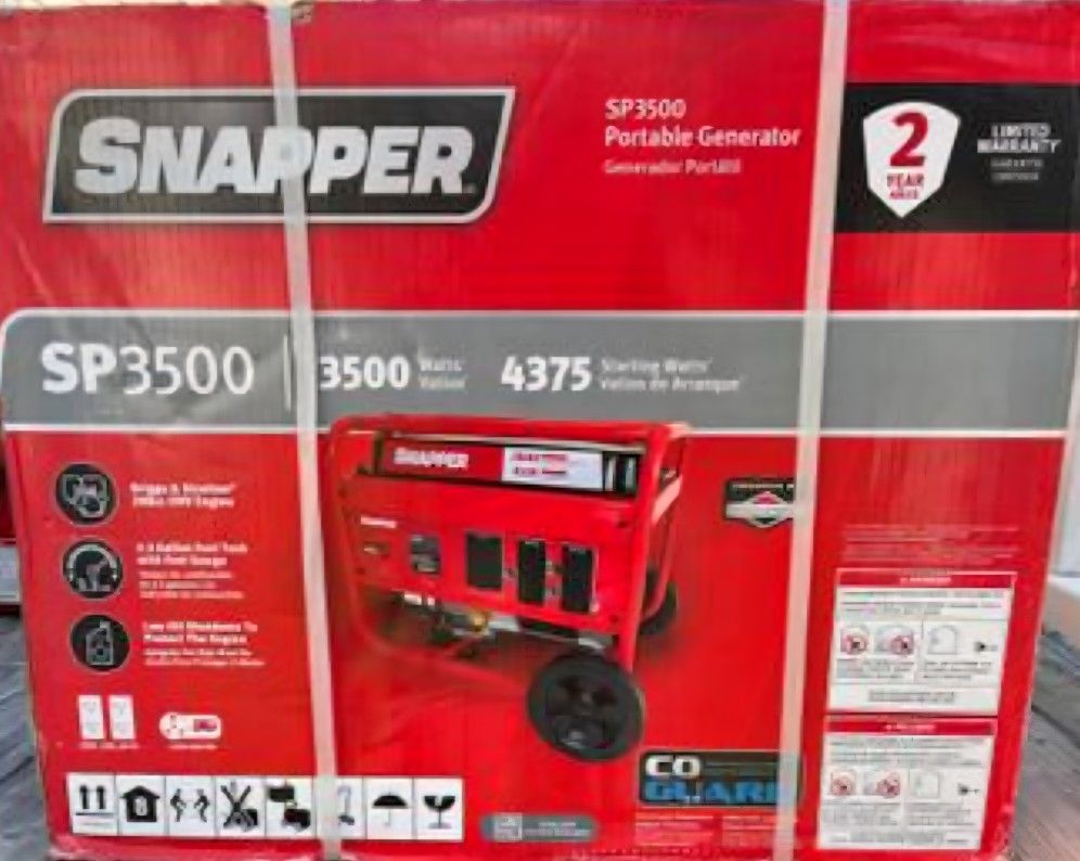 Snapper Sp3500 Portable Generator 