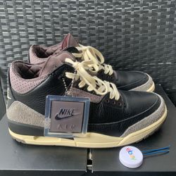Air Jordan 3 x A Ma Maniere While You Were Sleeping Mens Sz 8.5 Used Twice with QR Code Ebay 🔥