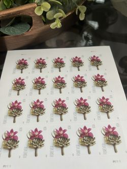 Boutonniere Wedding, Flowers,Forever Postage Stamps #5457 