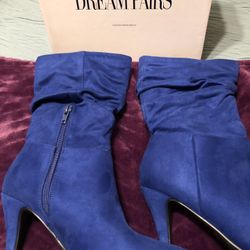Electric Blue Boots