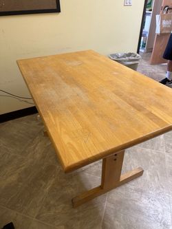 Heavy Solid Wood Desk